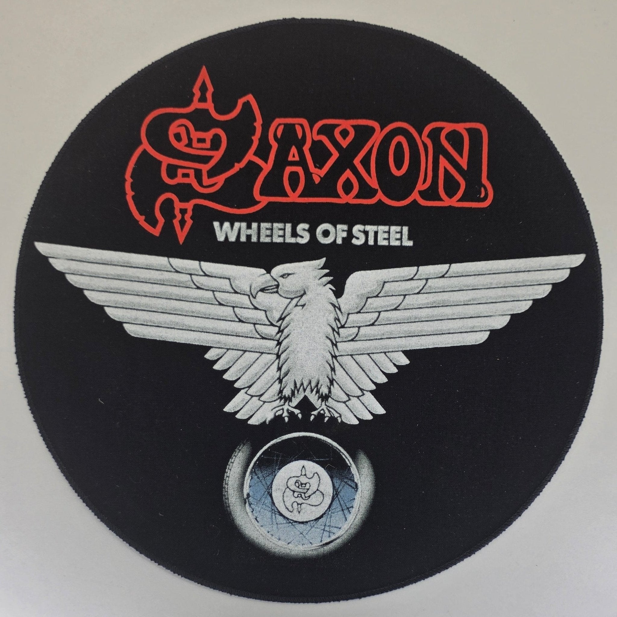 Backpatch Saxon Wheels Of Steel Rond - Metalvest