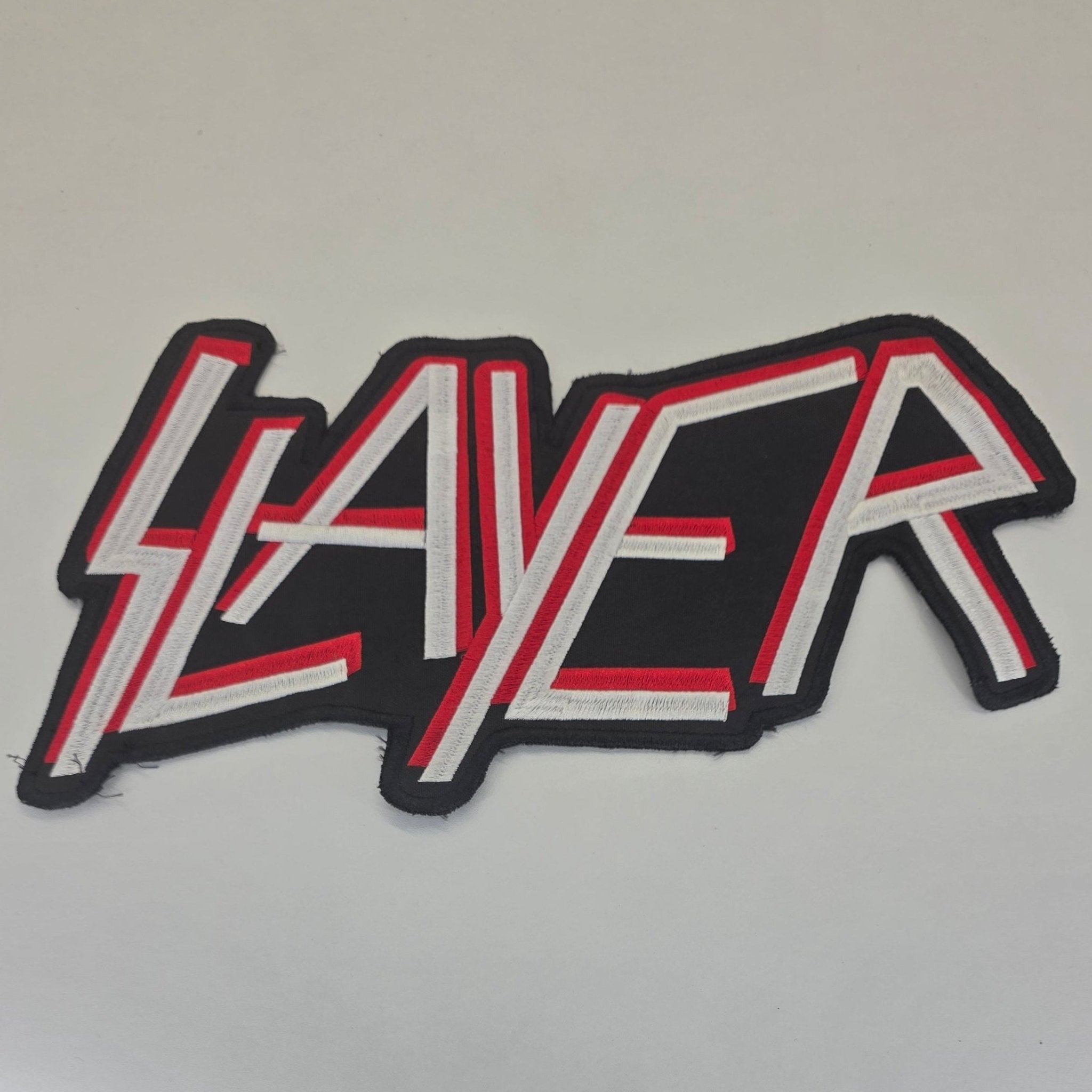 Backpatch Slayer Blanc Et Rouge - Metalvest