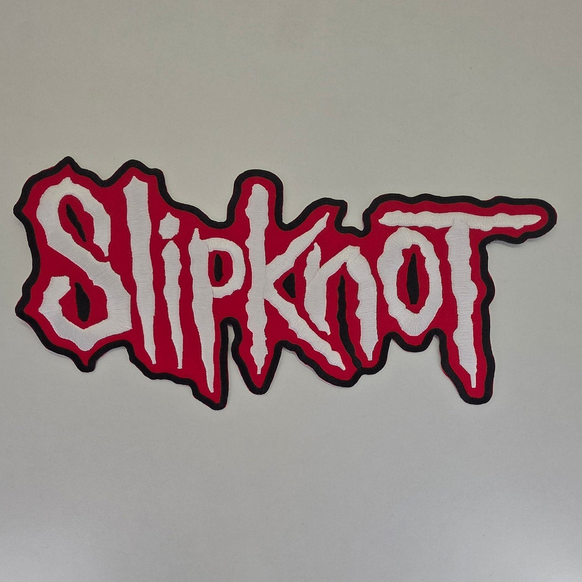 Backpatch Slipknot - blanc et rouge - Metalvest
