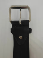 Ceinture noire à balles argentées - Metalvest