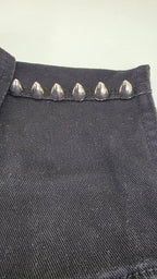 Lot de 10 pointes argentées brillante 12x12 mm fixation à vis - Metalvest