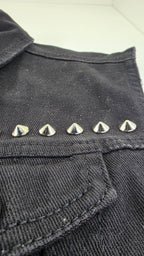 Lot de 10 pointes argentées brillantes 10x5 mm en alliage massif fixation à vis - Metalvest