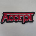Patch Accept Logo Rouge Et Blanc - Metalvest
