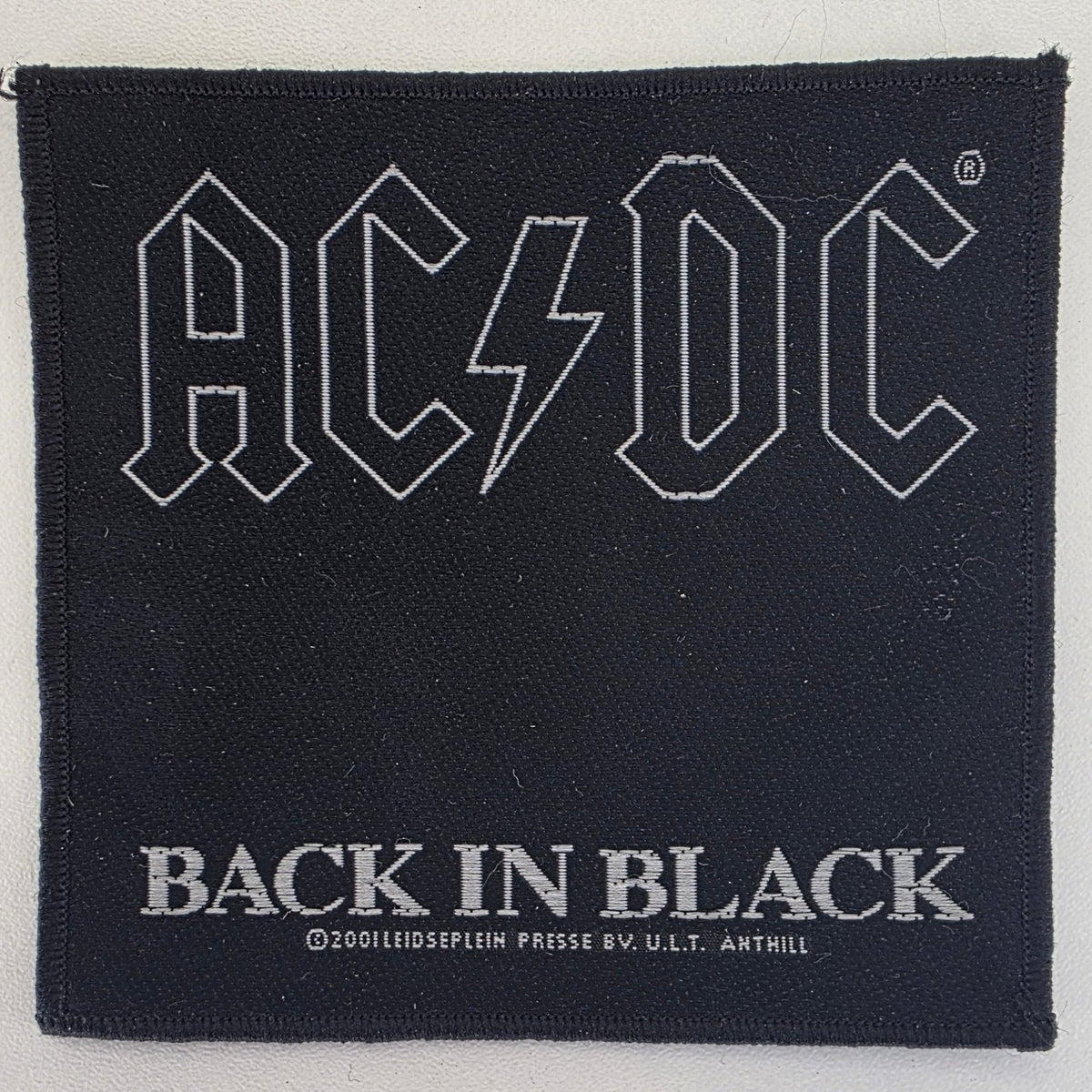 Patch ACDC - Back in black - Metalvest