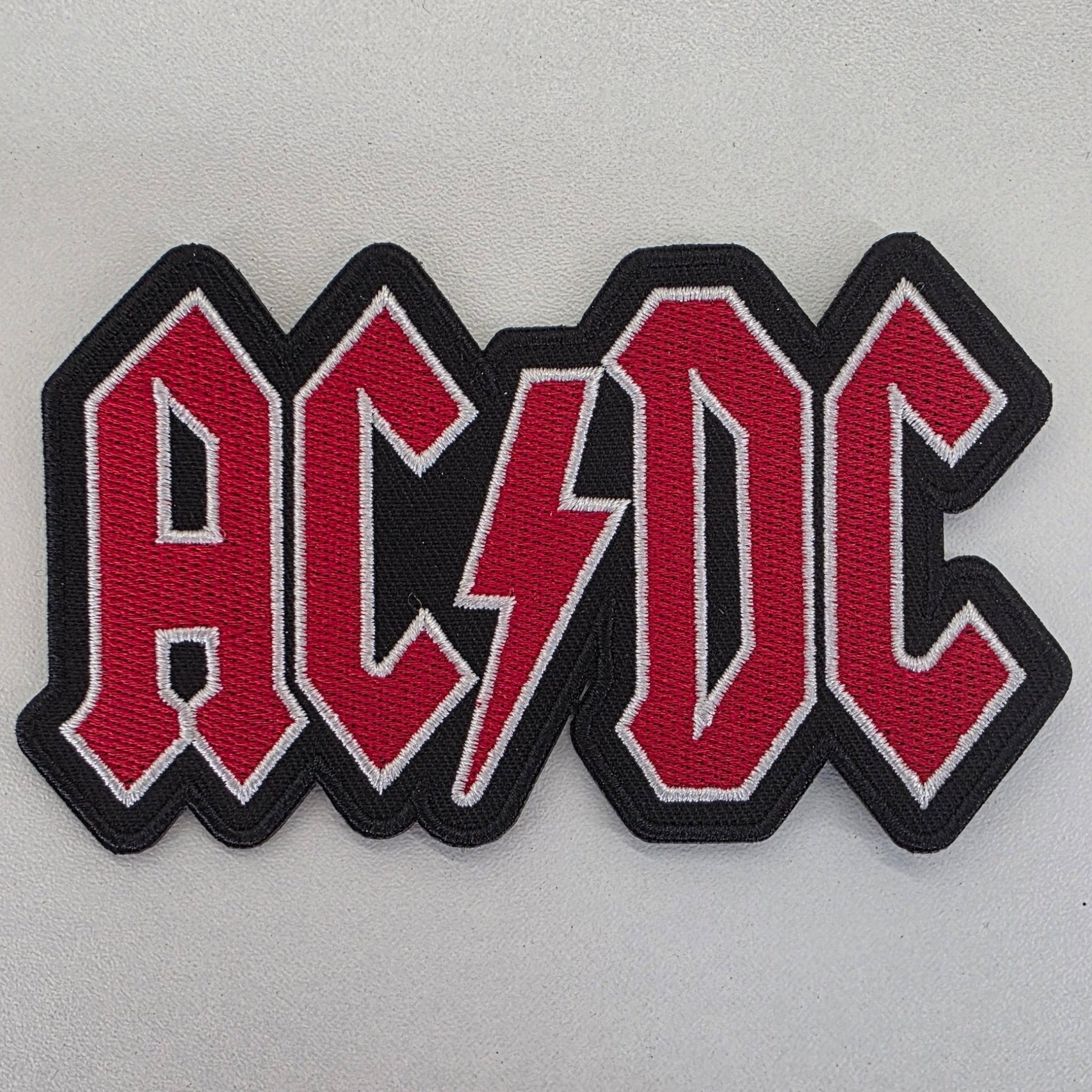 Patch ACDC Logo Rouge Et Blanc - Metalvest