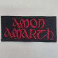 Patch Amon Amarth - logo rouge - Metalvest