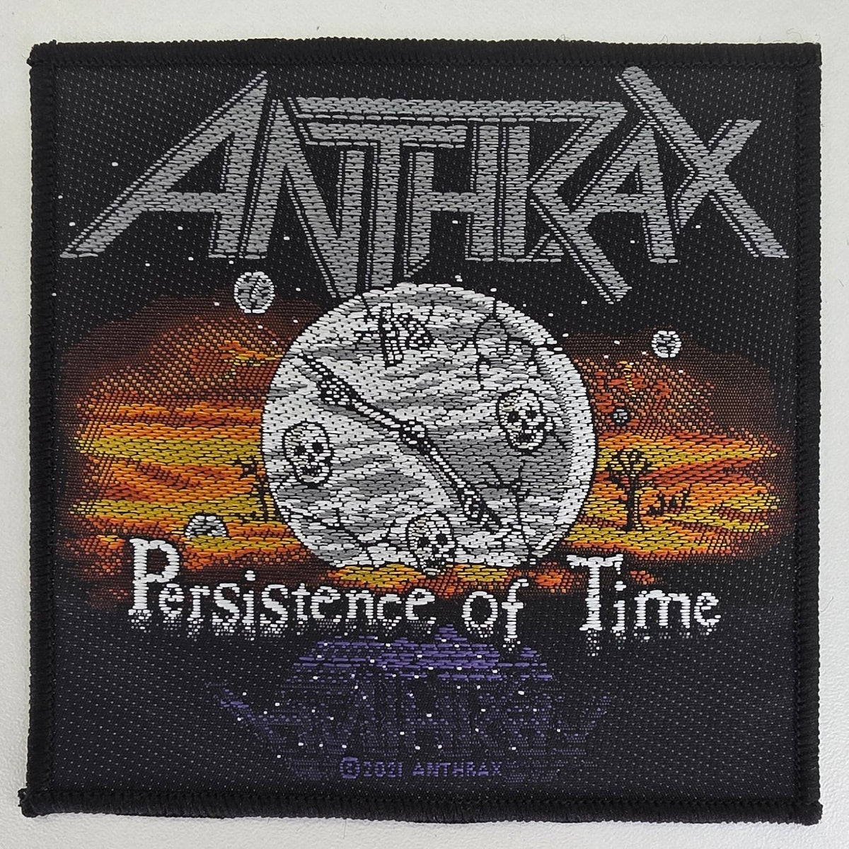 Patch Anthrax - Persistence of Time - Metalvest