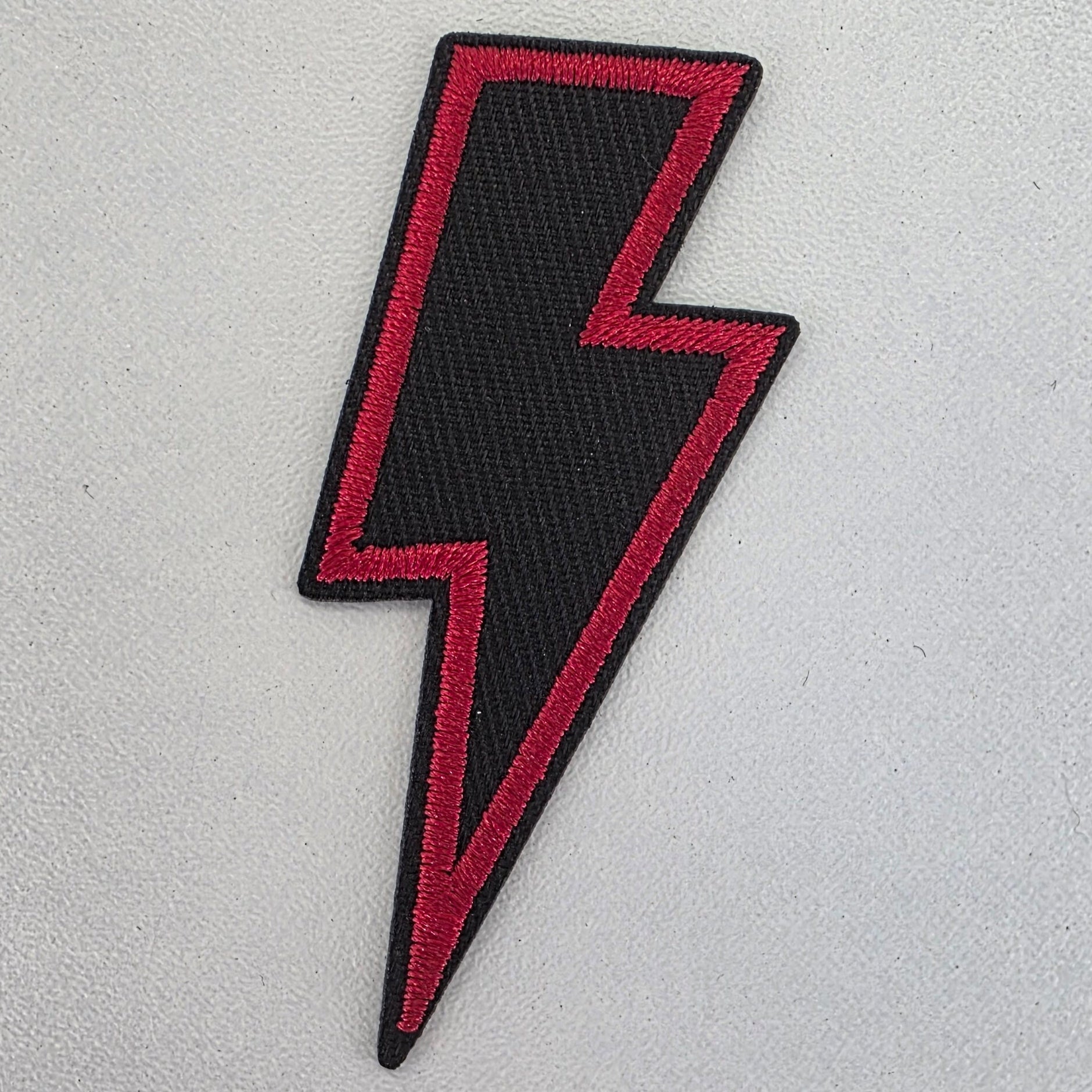 Patch Éclair Lightning Rouge - Metalvest