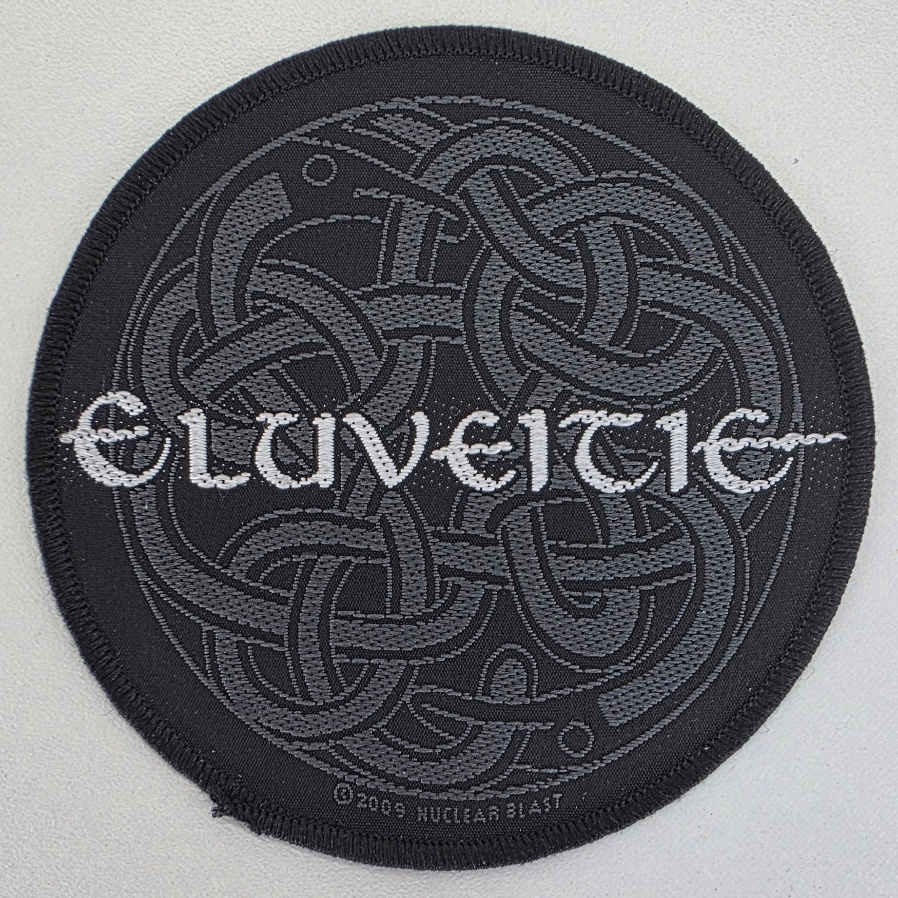 Patch Eluveitie Blanc Rond - Metalvest