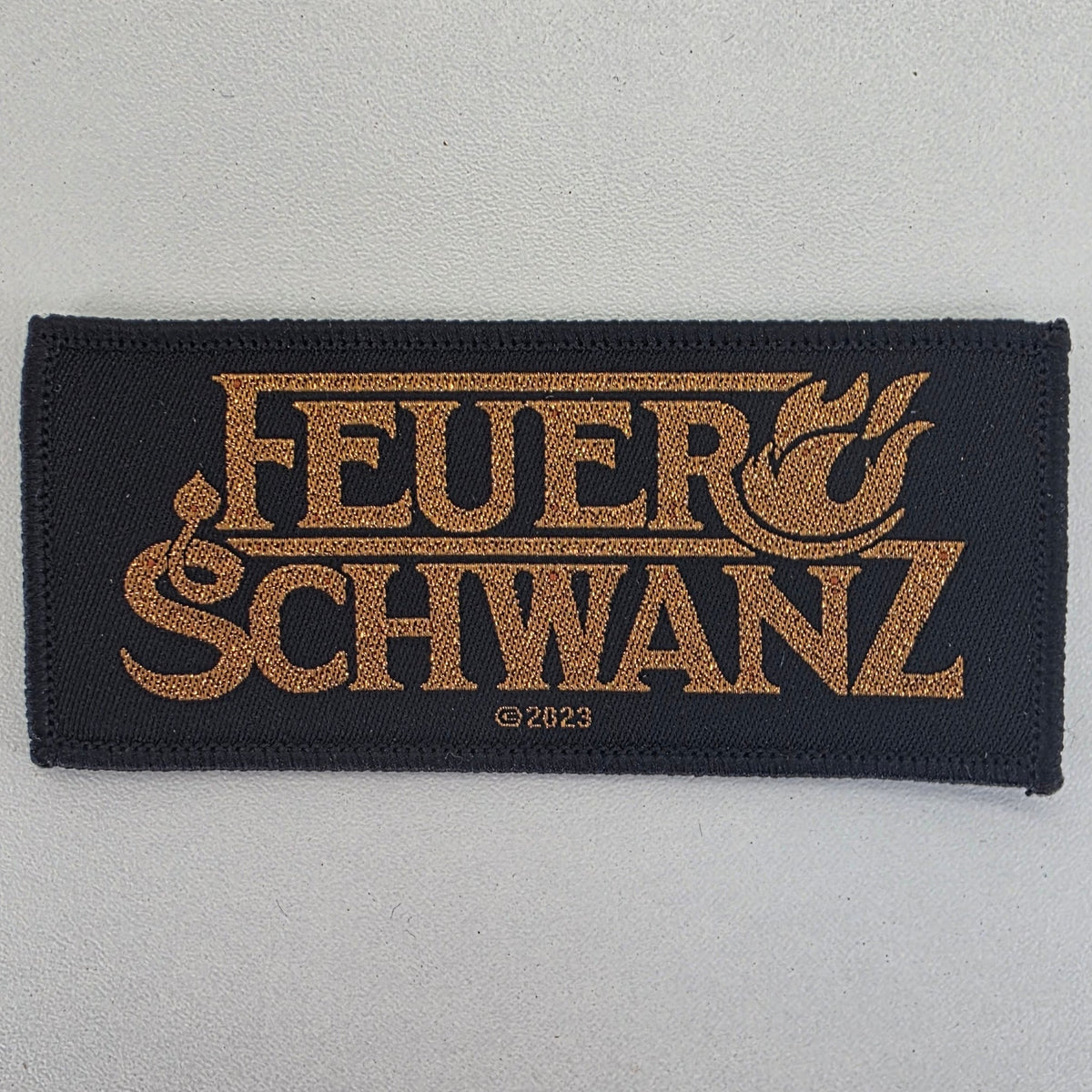 Patch Feuerschwanz - golden logo - Metalvest
