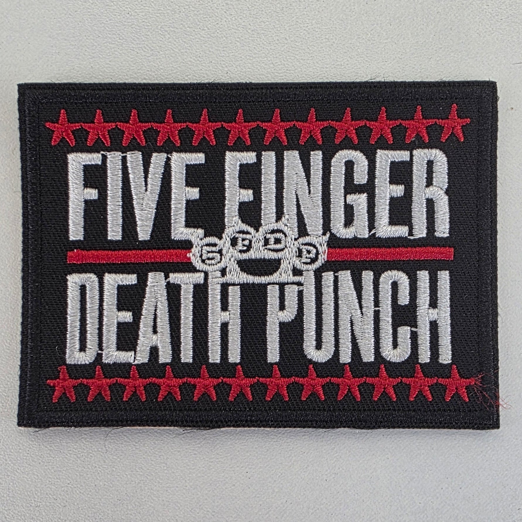 Patch Five Fingers Death Punch Blanc Et Rouge - Metalvest