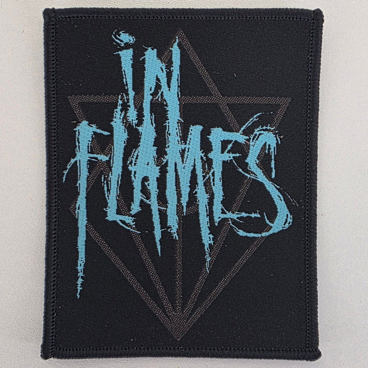 Patch In Flames - Scratched Logo - Metalvest
