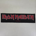 Patch Iron Maiden - rouge et blanc - stripe (grand) - Metalvest