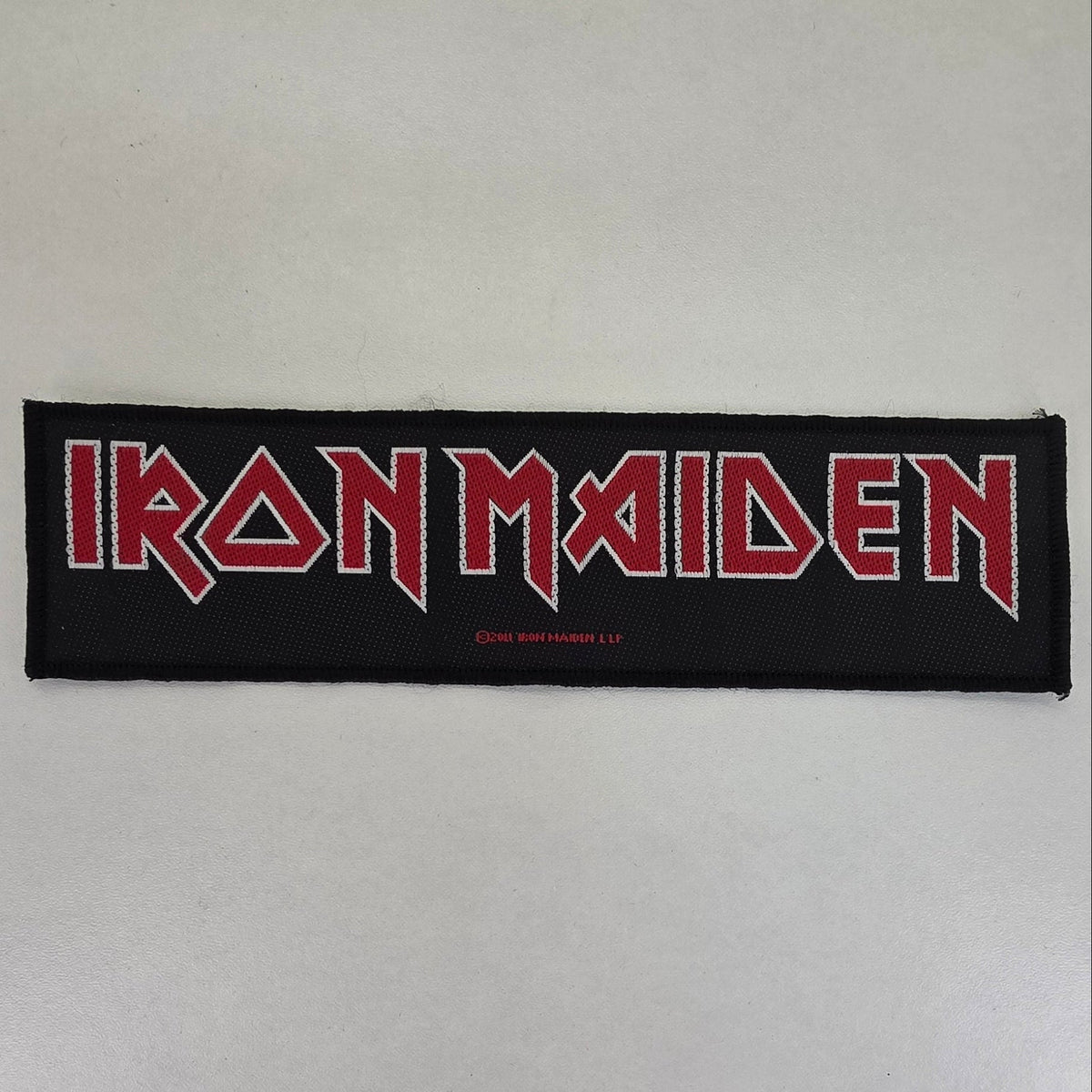 Patch Iron Maiden - rouge et blanc - stripe (grand) - Metalvest