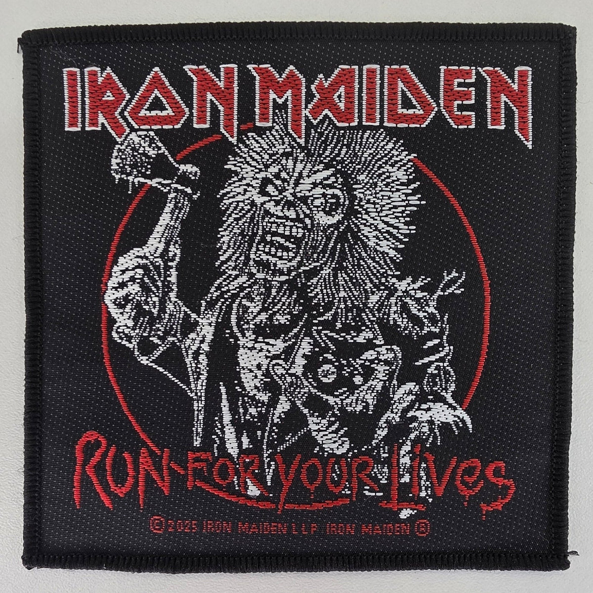 Patch Iron Maiden - Runs for Your Lives - Metalvest