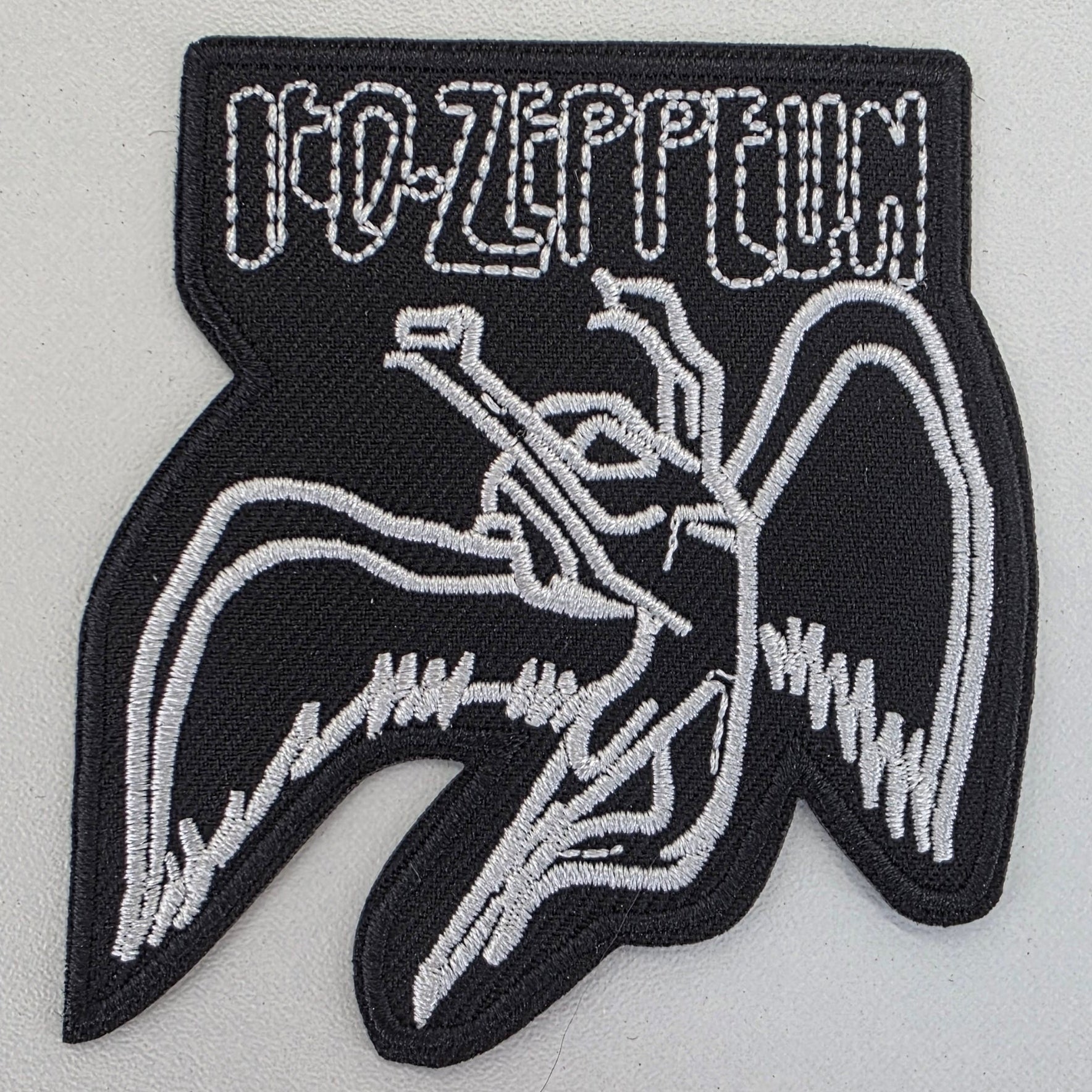 Patch Led Zeppelin Blanc Découpé - Metalvest