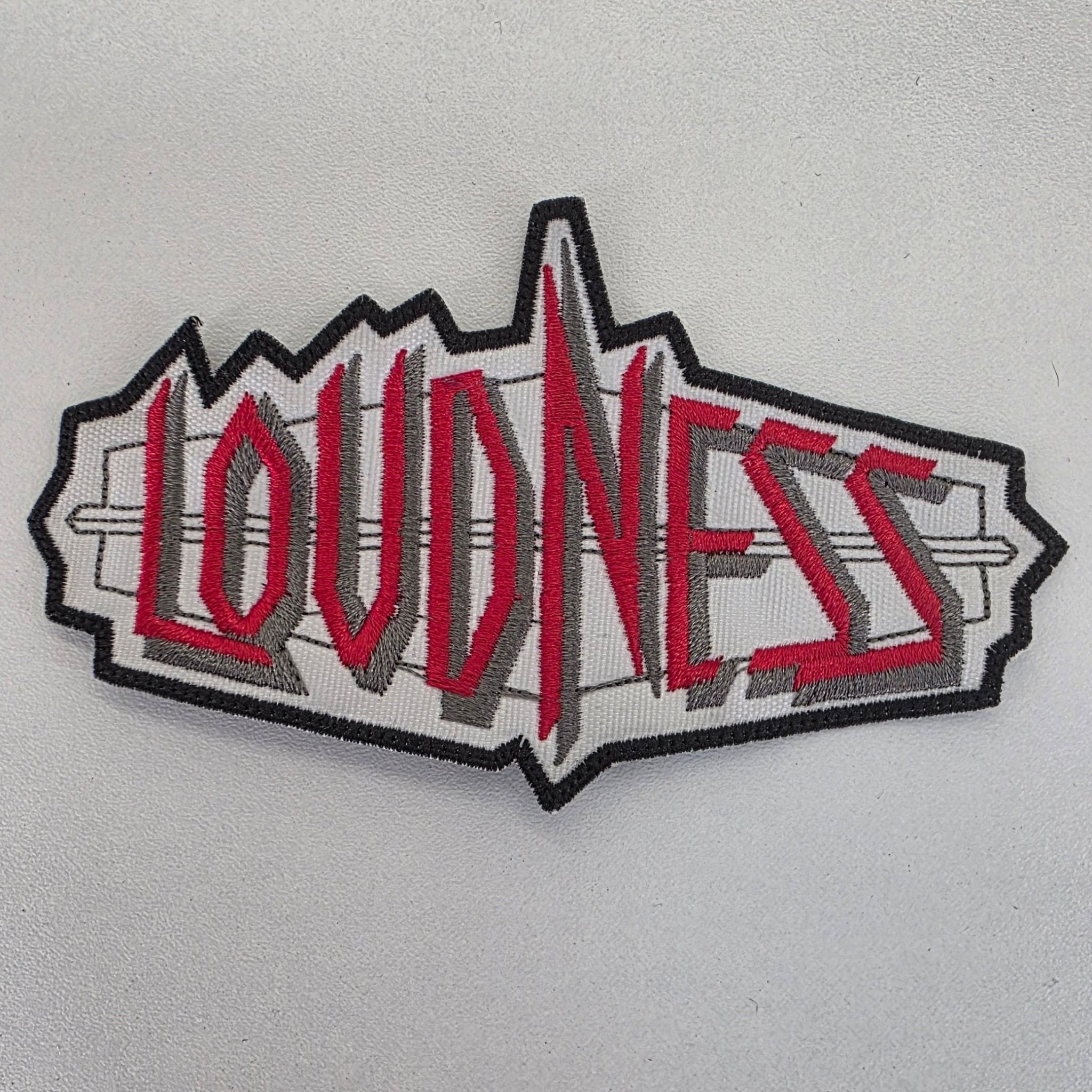 Patch Loudness Blanc Et Rouge - Metalvest