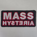 Patch Mass Hysteria Blanc Et Rouge Fond Noir - Metalvest