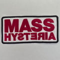 Patch Mass Hysteria Rouge Fond Blanc Tour Noir - Metalvest