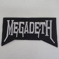 Patch Megadeth Blanc Découpé 2 - Metalvest