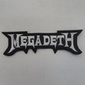 Patch Megadeth Blanc Découpé - Metalvest