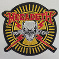 Patch Megadeth - rouge et jaune - Metalvest