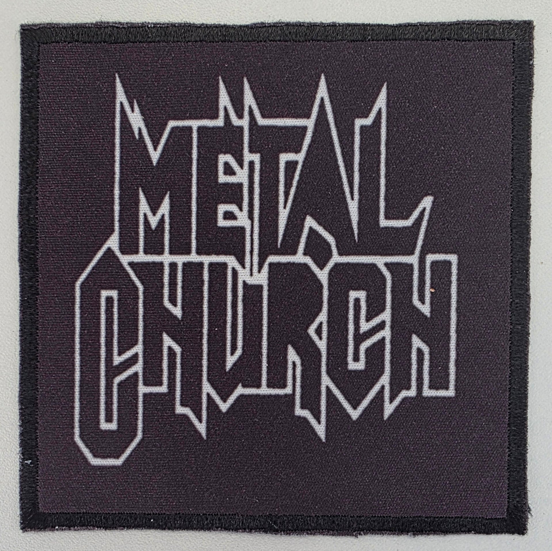 Patch Metal Church Noir Et Blanc - Metalvest