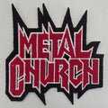 Patch Metal Church Rouge Et Blanc Cut-Out - Metalvest