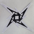Patch Metallica Logo M Blanc Et Noir - Metalvest