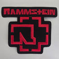 Patch Rammstein - nom et logo rouge - Metalvest