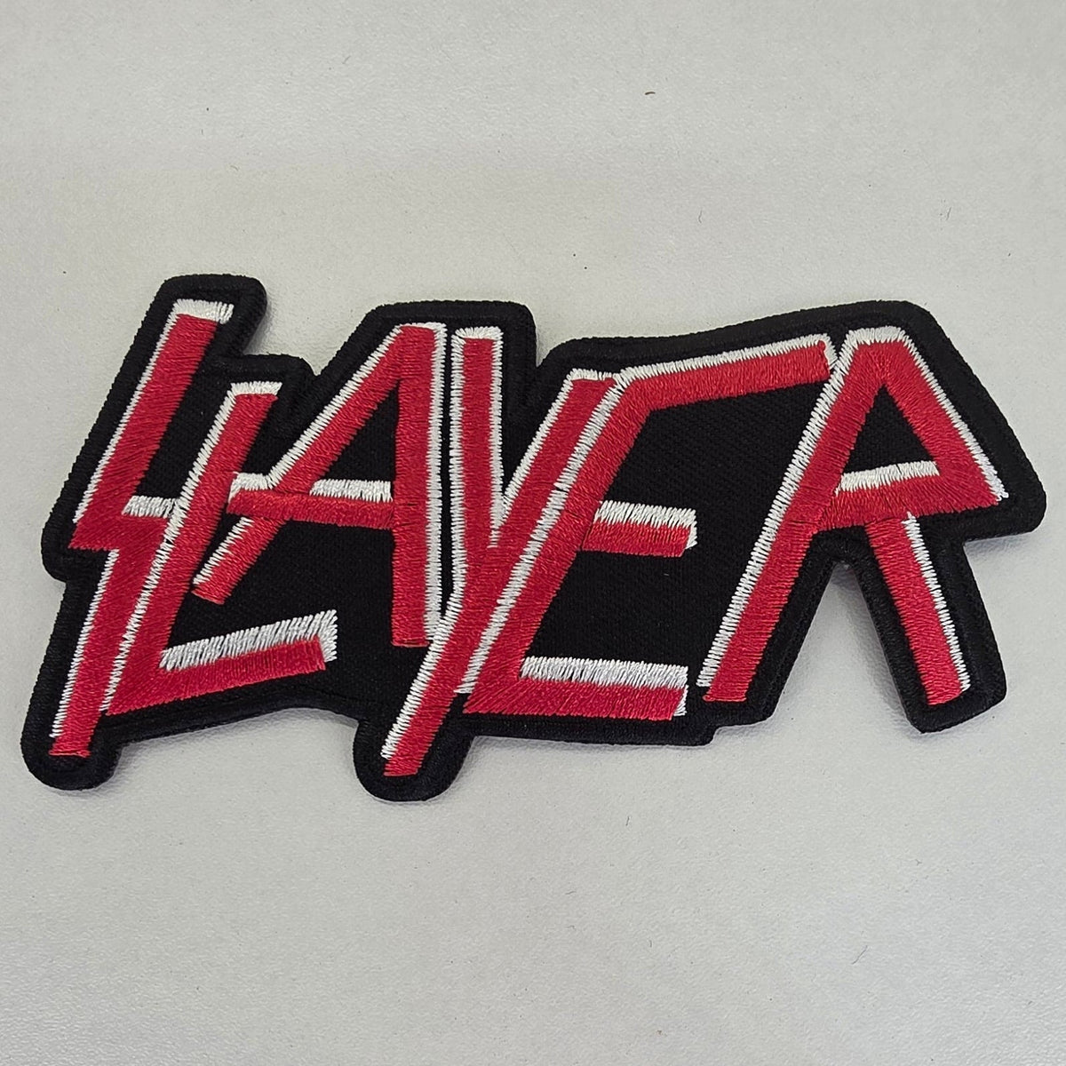 Patch Slayer logo - rouge et blanc - Metalvest