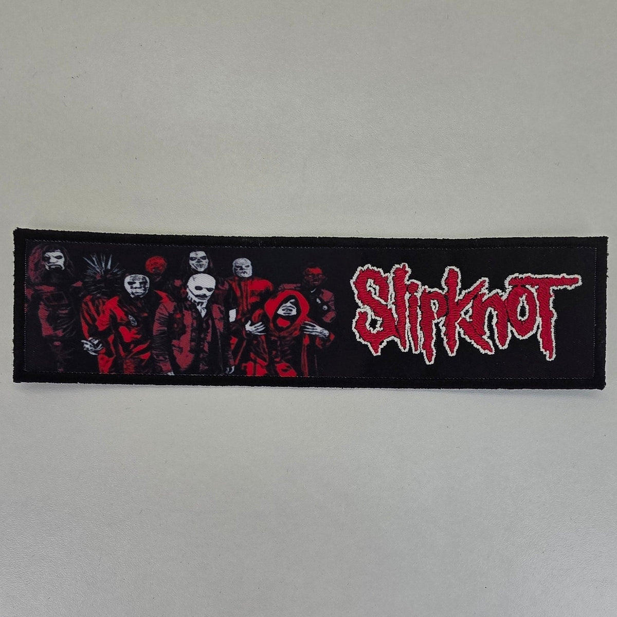 Patch Slipknot - rouge et blanc - stripe - Metalvest