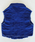 Veste à patchs bleu violet de marque Tezenis - taille L - Metalvest