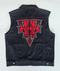 Veste à patchs customisée de marque Hellfest 2024 - tailles S à 2XL - Metalvest