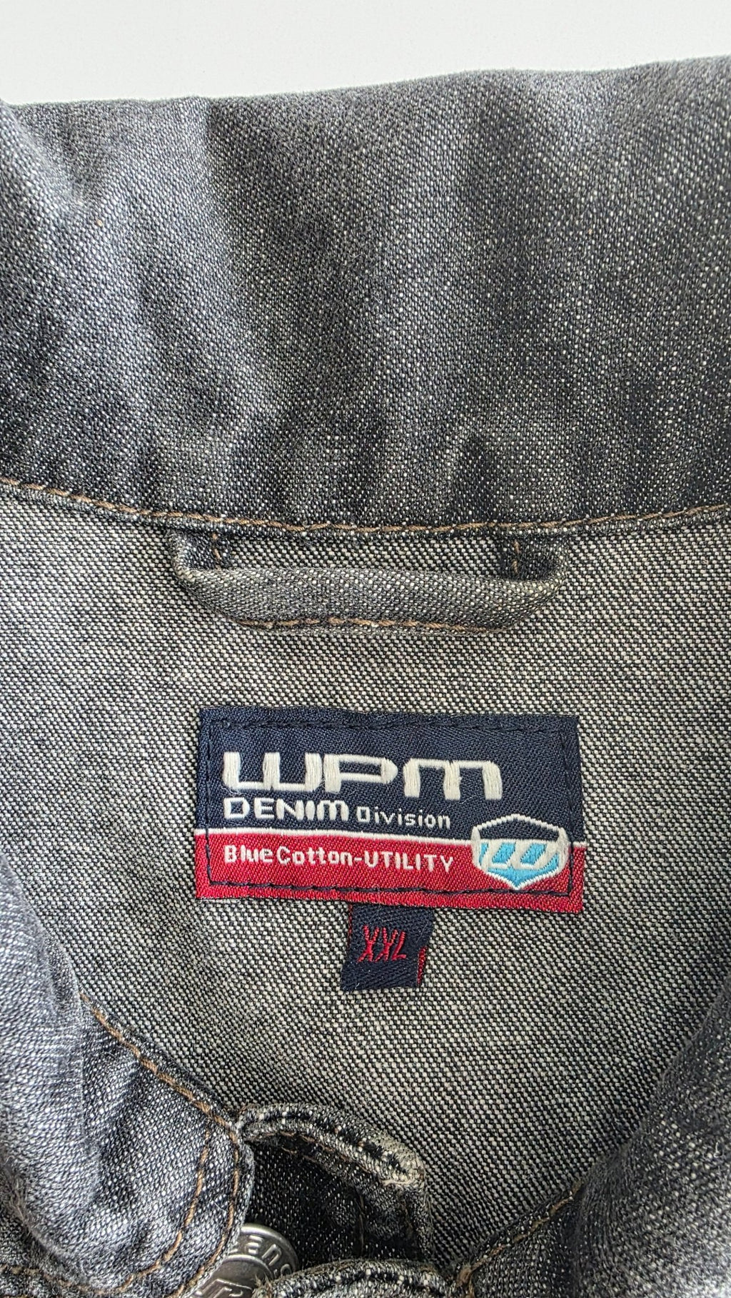 Veste à patchs gris anthracite de marque WPM - taille 2XL - Metalvest