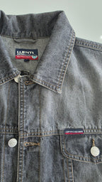 Veste à patchs gris anthracite de marque WPM - taille 2XL - Metalvest