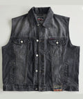Veste à patchs gris anthracite de marque WPM - taille 2XL - Metalvest