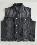 Veste à patchs gris anthracite de marque WPM - taille 2XL - Metalvest