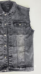Veste à patchs grise de marque Black Premium - tailles S à 2XL - Metalvest