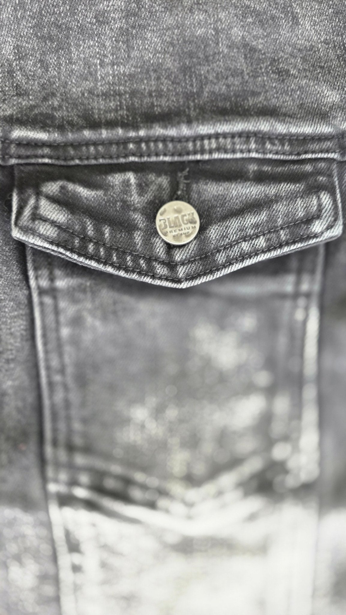 Veste à patchs grise de marque Black Premium - tailles S à 2XL - Metalvest