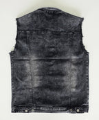 Veste à patchs grise de marque Black Premium - tailles S à 2XL - Metalvest