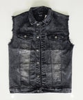 Veste à patchs grise de marque Black Premium - tailles S à 2XL - Metalvest