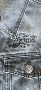 Veste à patchs grise de marque Hyraw - taille XL - Metalvest