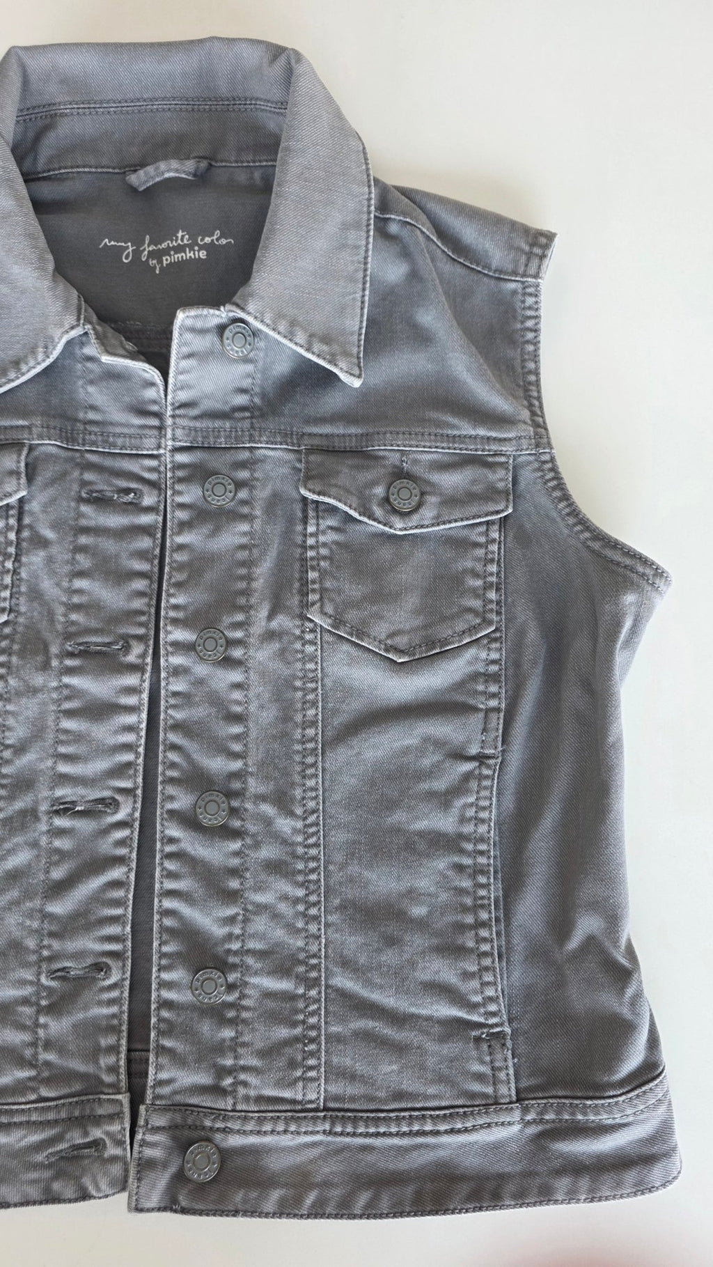 Veste à patchs grise de marque Pimkie - taille L - Metalvest