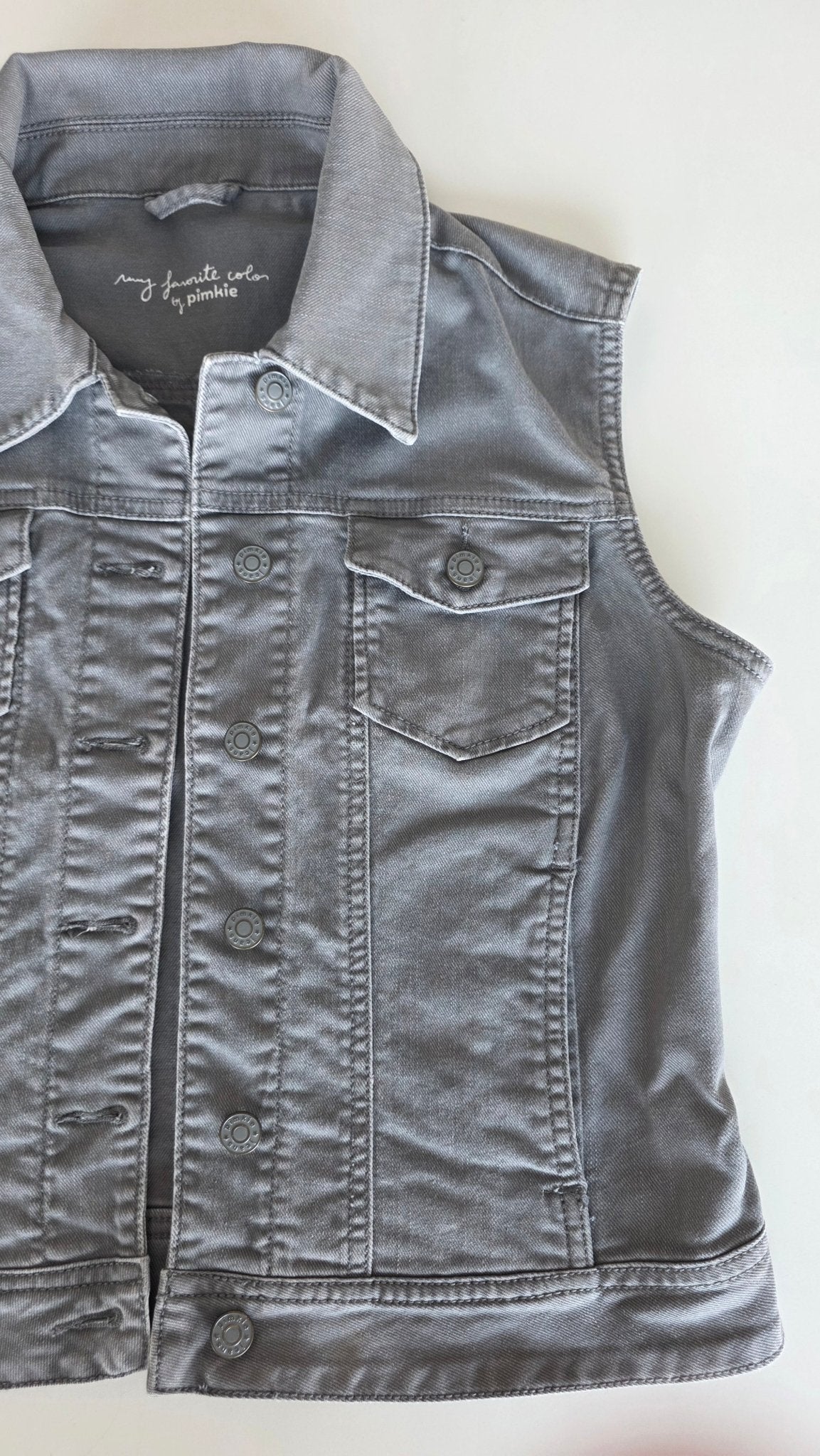 Veste à patchs grise de marque Pimkie - taille L - Metalvest
