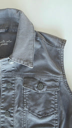 Veste à patchs grise de marque Pimkie - taille L - Metalvest
