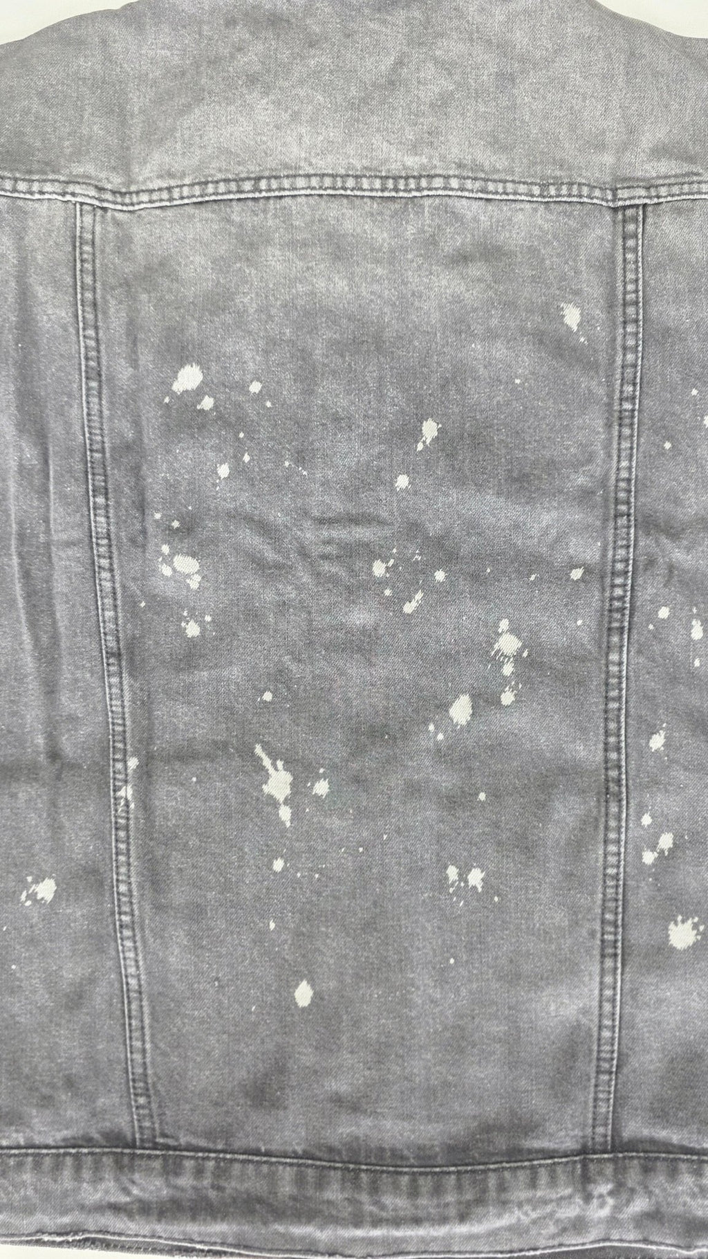 Veste à patchs grise "destroyed" (mais neuve !) de marque Forplay - tailles S à 2XL - Metalvest