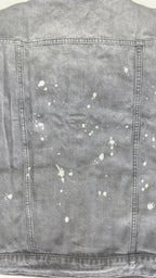 Veste à patchs grise "destroyed" (mais neuve !) de marque Forplay - tailles S à 2XL - Metalvest