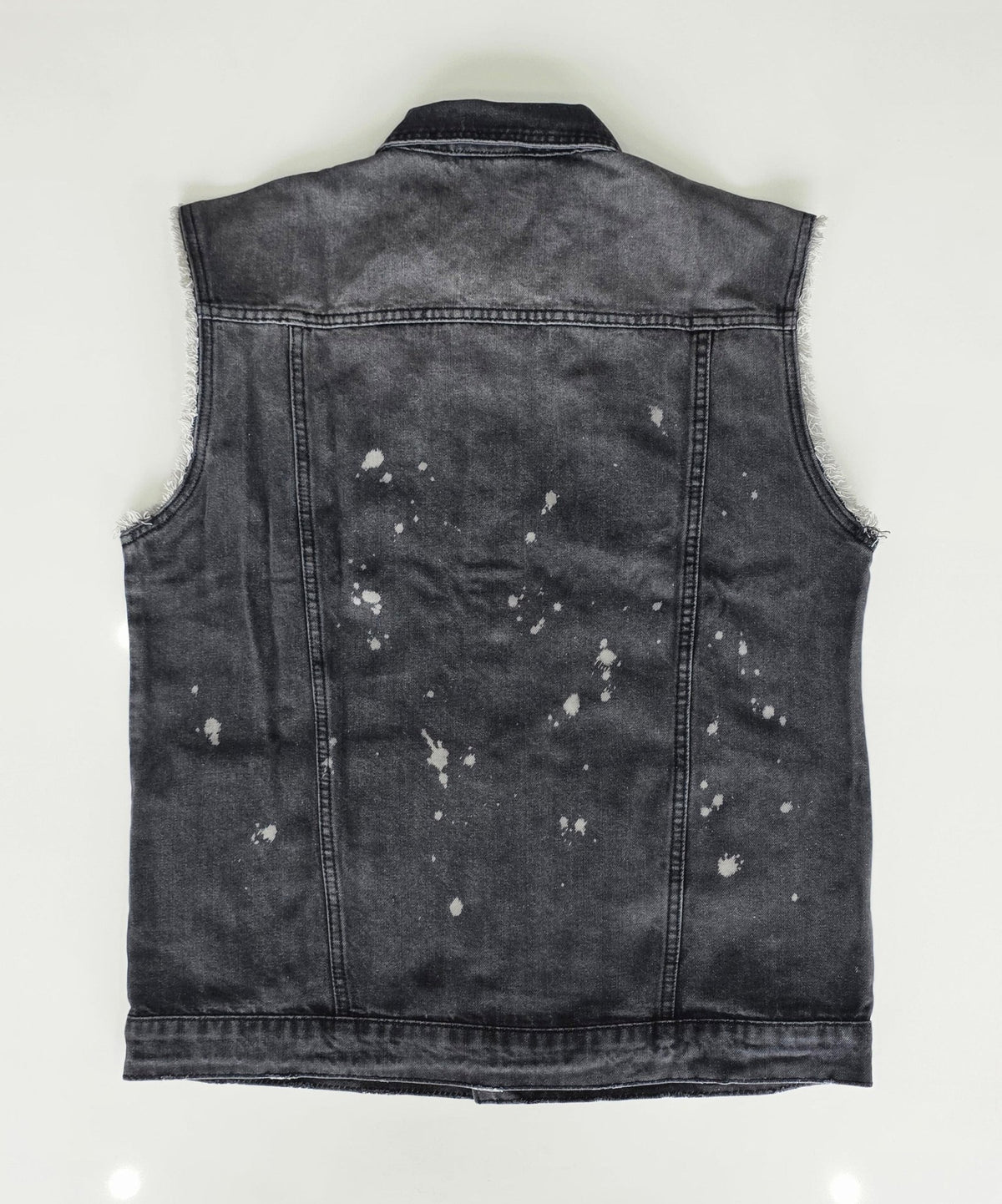 Veste à patchs grise "destroyed" (mais neuve !) de marque Forplay - tailles S à 2XL - Metalvest