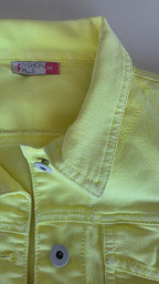 Veste à patchs jaune de marque Fashion Pills - taille M - Metalvest